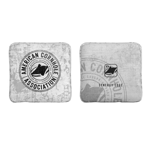 ACA Vintage Logo Synergy Edge Cornhole Bags - White