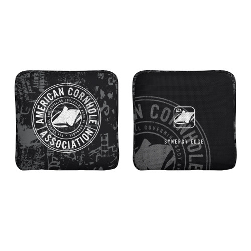 ACA Vintage Logo Synergy Edge Cornhole Bags - Black