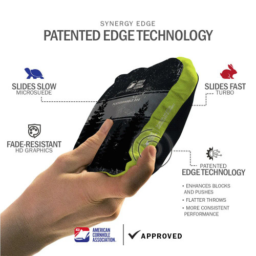 Sasquatch In The Dark Synergy Edge Cornhole Bags - Black