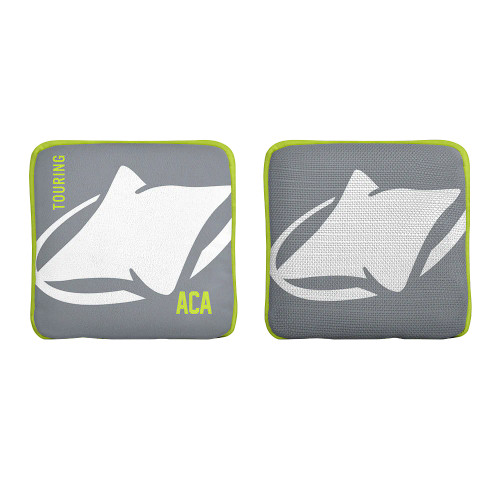White ACA Logo Synergy Edge Cornhole Bags - Gray