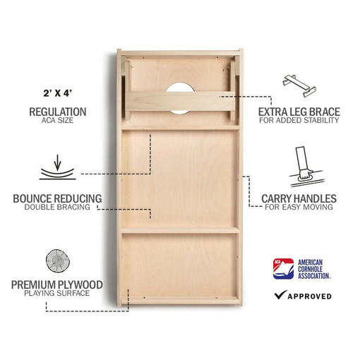 Ocean And Sand Star Cornhole Boards