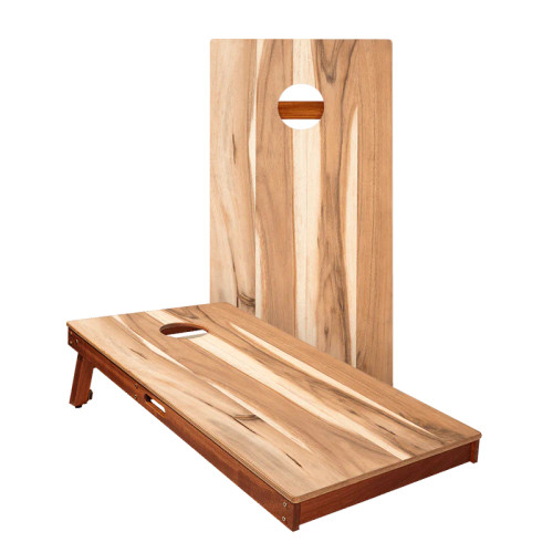 Hickory Stripes Silver Series Cornhole Boards