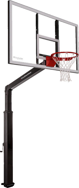 Goalsetter Launch Pro Adjustable Basketball Hoop - 72 Inch Glass or Acrylic