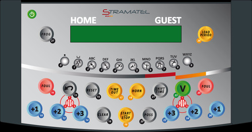 Stramatel Multitop Portable Multi-Sport Scoreboard