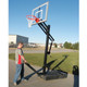 First Team OmniJam Eclipse Adjustable Portable Hoop - 60 Inch Smoked Glass