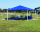 Hexagon Fabric Shade Structure - 8'H Entrance