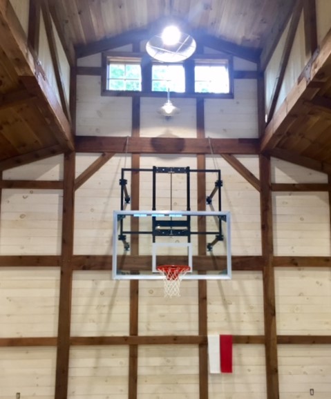 Original Wood Basketball Hoop. Wood Wall Mounted Basketball 