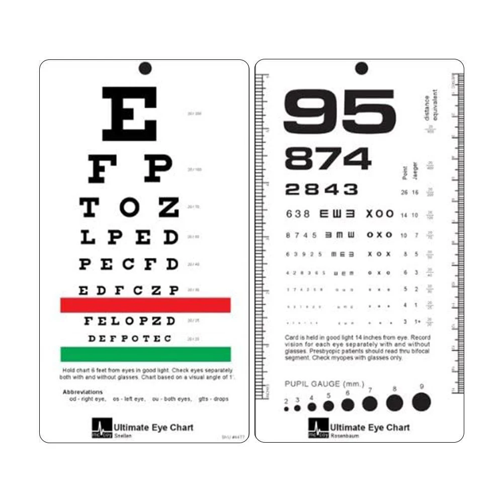 4477 Rosenbaum/Snellen Eye Chart WesternU Campus Store