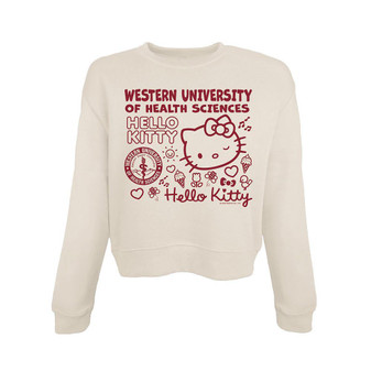 WesternU Hello Kitty Icons Cloud Fleece Crew