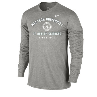 WesternU Nike Men's Dri-FIT Legend Long Sleeve T-Shirt