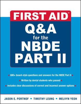 Portnof / First Aid Q&A For The Nbde Part 2
