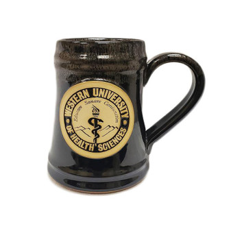 WesternU Ceramic Stein 24oz Silvery Night