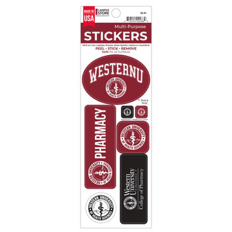 WesternU COP Sticker Sheet