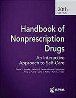 Krinsky / Handbook of Nonprescription Drugs An Interactive Approach to Self-Care / 20th Edition