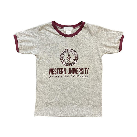 WesternU Youth Ringer T-Shirt