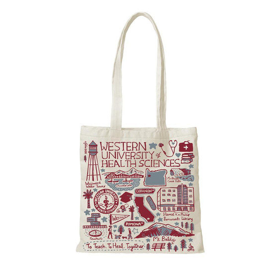 WesternU Julia Gash Canvas Tote