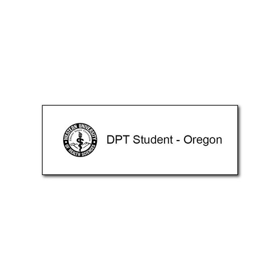 DPT-Oregon Student Name Badge