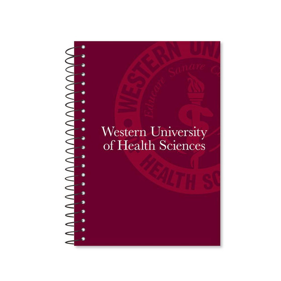 WesternU Wordmark 5x7 Spiral Notebook