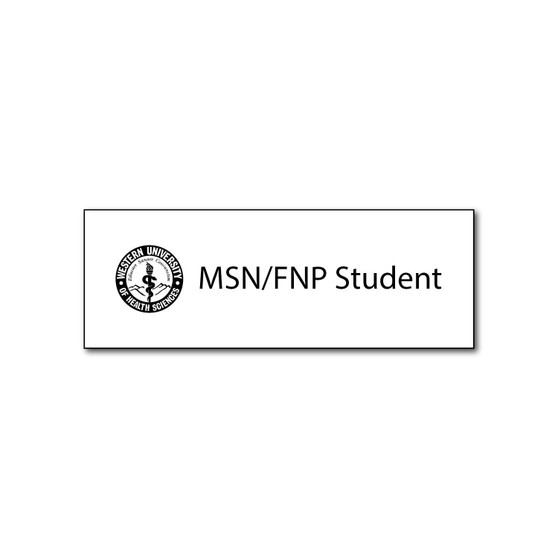 MSN/FNP Student Name Badge