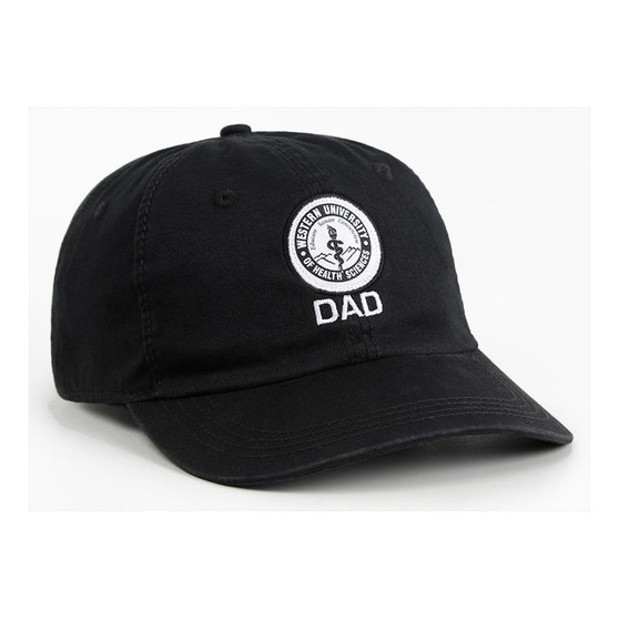 WesternU Dad Hat Black