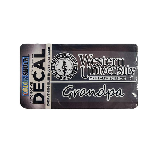 WesternU Grandpa Decal (Clearance)