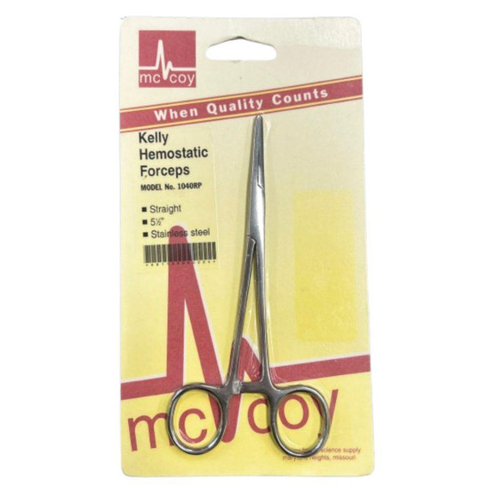 1040RP Kelly Hemostatic Straight Forceps 5.5"