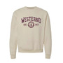WesternU Seal 1977 Crewneck Sweatshirt Sand