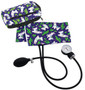 882-LPU Premium Aneroid Sphygmomanometer & Carrying Case Llamas Purple