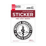 WesternU Seal Sticker 3" Dia