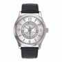 WesternU Bulova Men's Watch w/ Leather Strap Silver