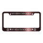Westernu License Plate Frame Burgundy