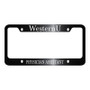 Physician Assistant License Plate Frame Black