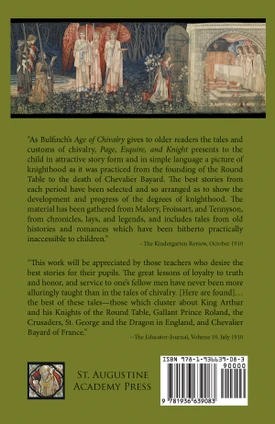 Page, Esquire and Knight by Marion Florence Lansing — back cover