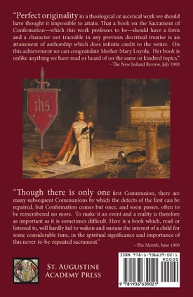 Back cover of The Soldier of Christ by Mother Mary Loyola