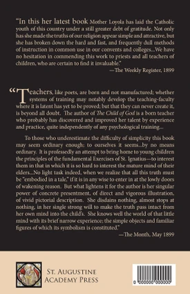 Back cover of The Child of God by Mother Mary Loyola