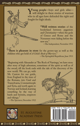 Book of Warriors rear cover