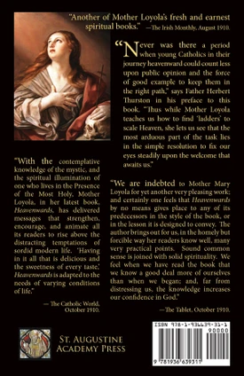 Heavenwards by Mother Mary Loyola back cover