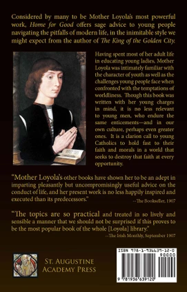 Back cover of Home for Good by Mother Mary Loyola
