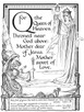 Q is for Queen – the Blessed Virgin Mary illustrated in An Alphabet of the Altar