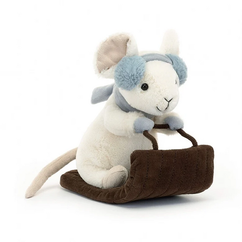 Jellycat Merry Mouse Sled