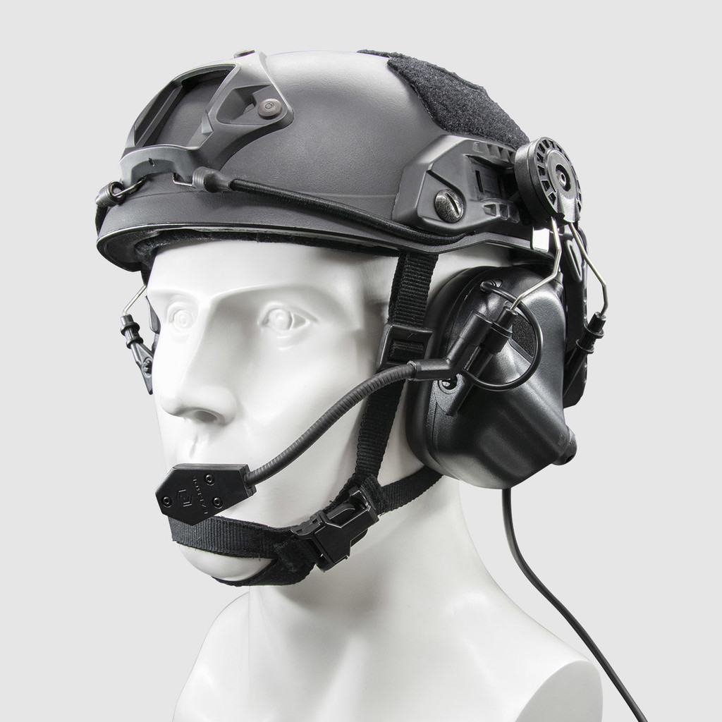 M32H Tactical Communication Hearing Protector for EXFIL Helmet Rails