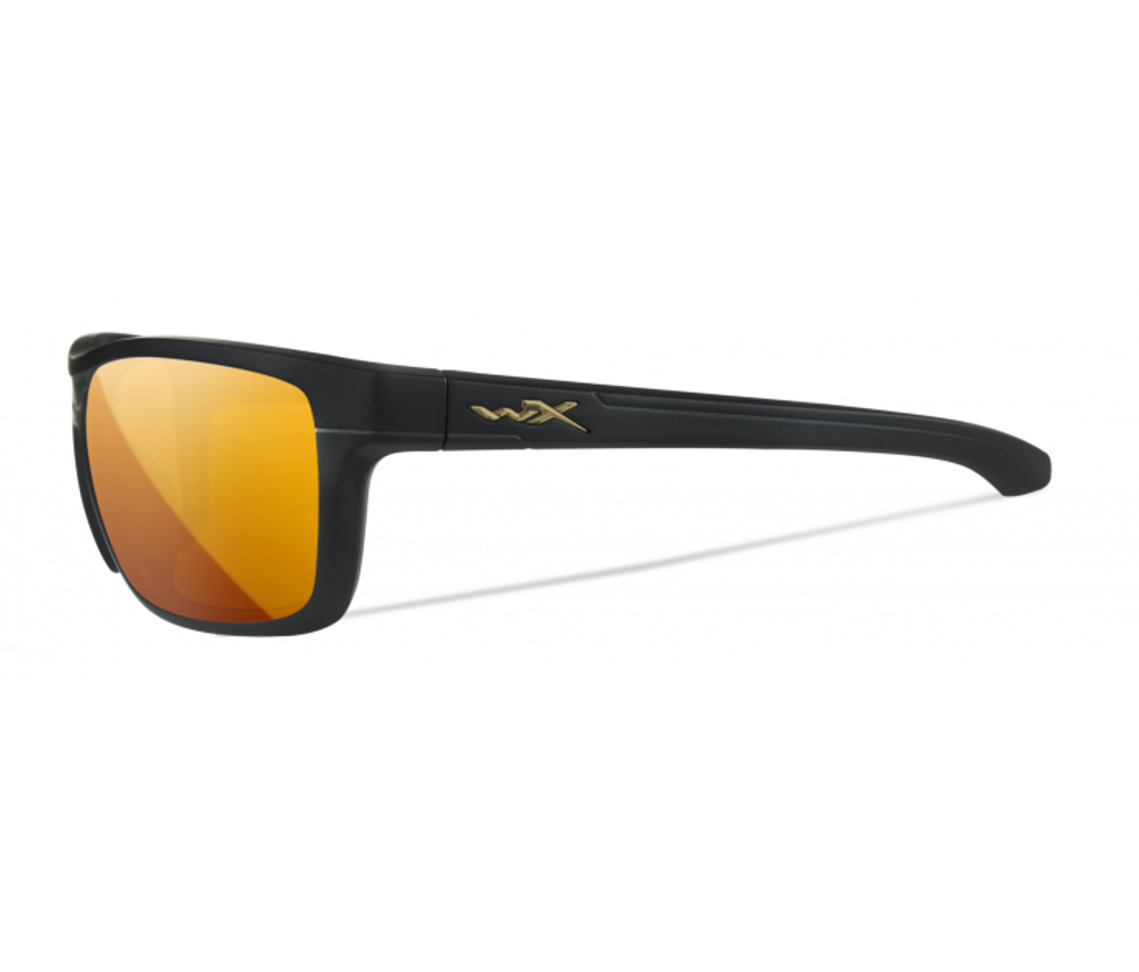 Wiley X Kingpin | Captivate Polarised Bronze Mirror Lens w/Matte Black Frame