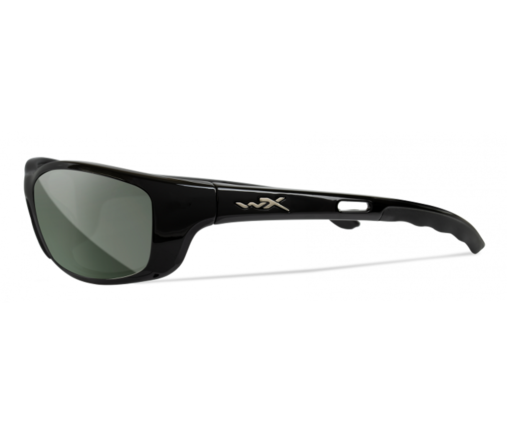 Wiley X P-17CPL | Captivate Polarised Platnium Flash Lens w/ Gloss Black Frame