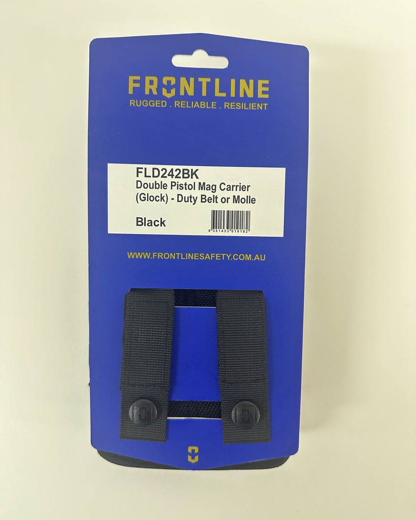 Double Pistol Mag Carrier (Glock) - Duty Belt or Molle