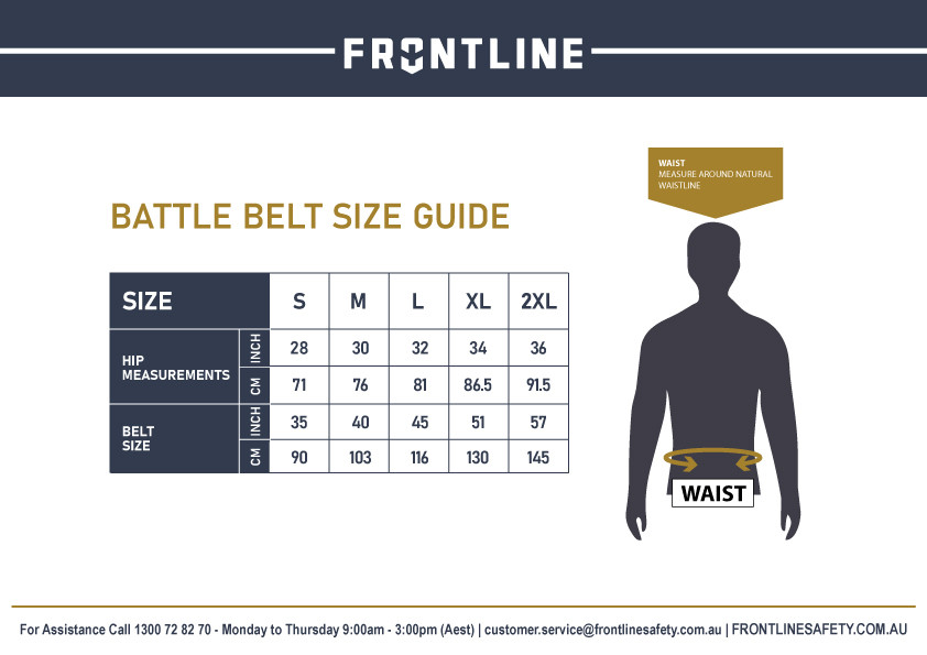 Frontline Battle Belt, Black