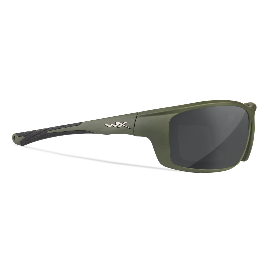 Grid | Captivate Polarised Grey Lens w/ Matte Utility Green Frame