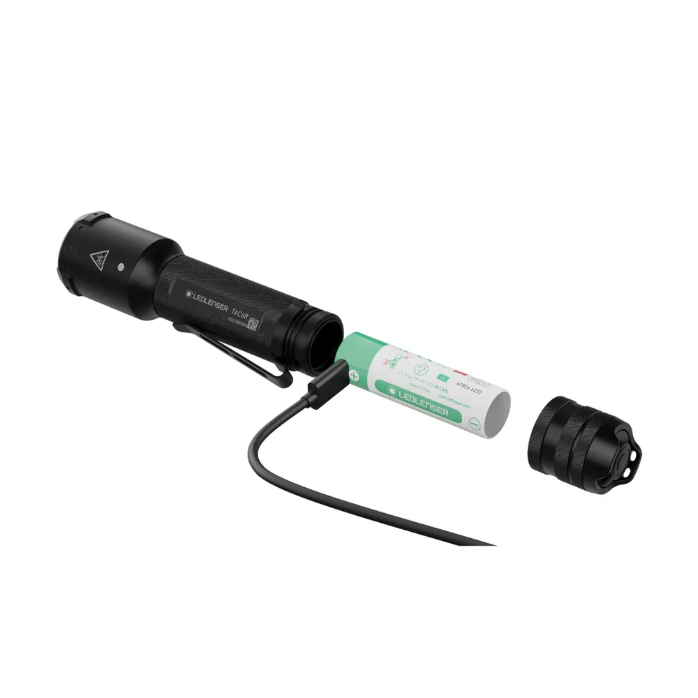 LEDLENSER | TAC6R Tactical Rechargeable Torch