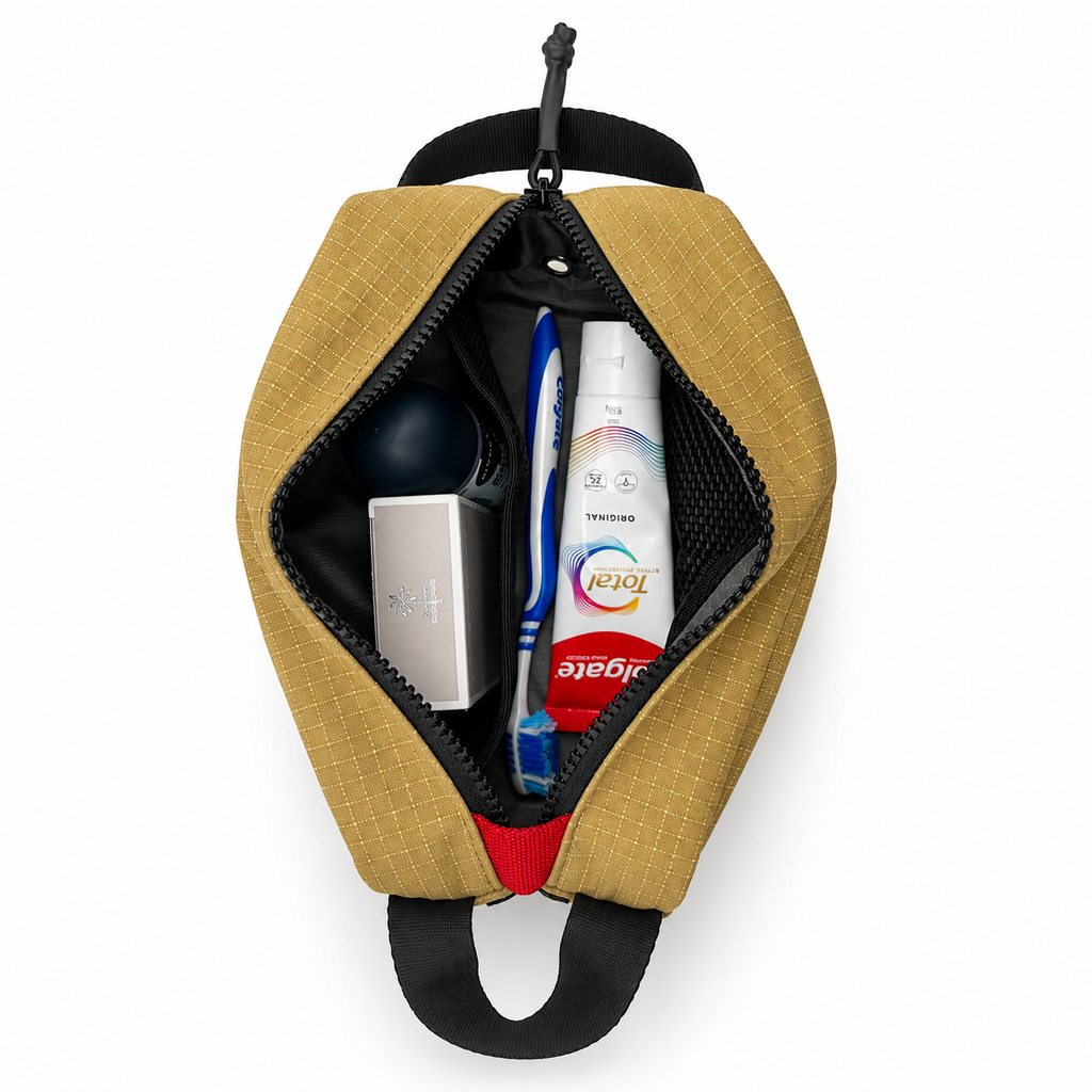 Firefighter Toiletry Bag, Tan