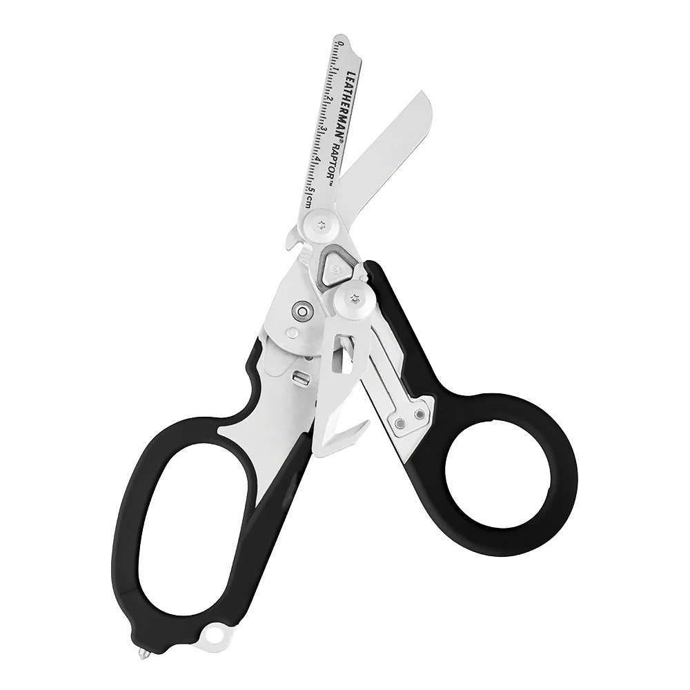Leatherman | Raptor Rescue, Black W/ Utility Holster, YL832167, Glass breaker, strap cutter, rescue tool