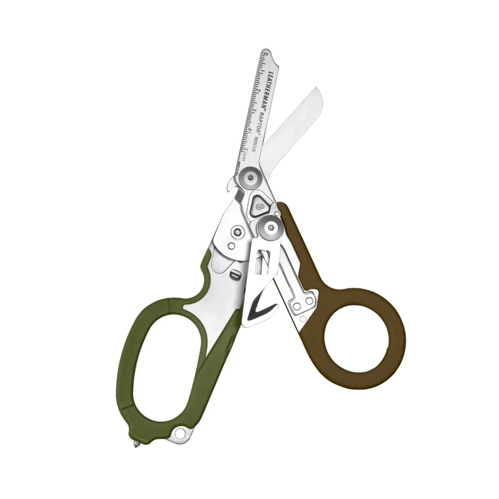 Leatherman | Raptor Rescue, Woodland W/ Utility Holster, YL833490, Glass breaker, strap cutter, rescue tool
